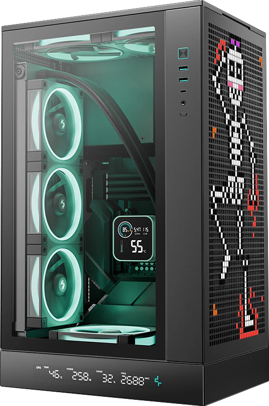 Ch270 Vỏ Case Deepcool CH270 DIGITAL M-ATX