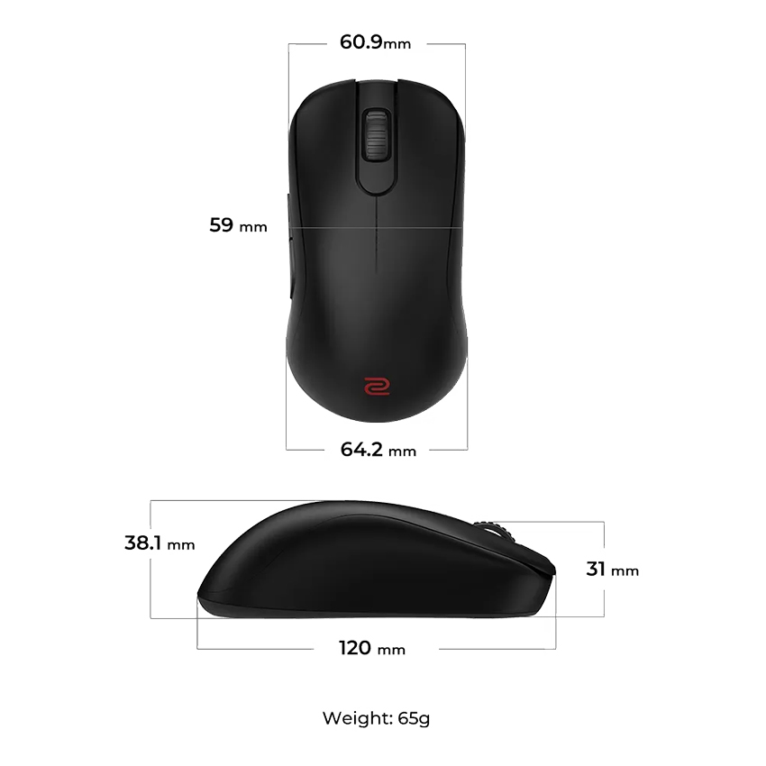 Chuột gaming BenQ ZOWIE S2-DW (Wireless) - Ảnh 7