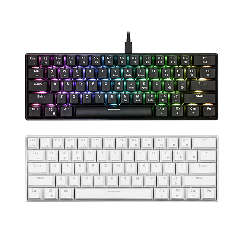 Bàn phím cơ E-DRA EK361W v2 (Black/ White)