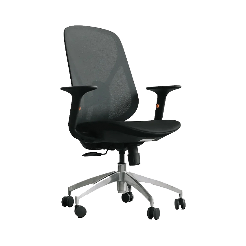 Ghế Công Thái Học Epione ElysChair - Black (Không kê đầu)