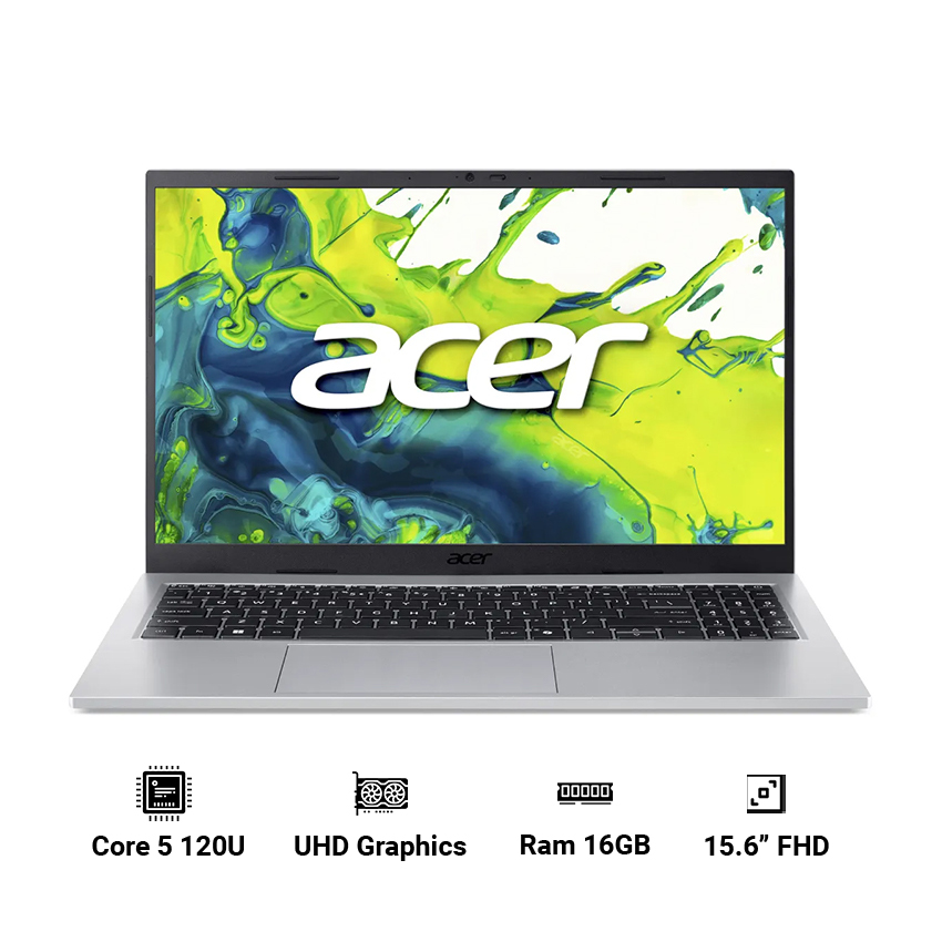 Laptop Acer Aspire Go 15 AG15-72P-54GY (Intel Core 5 120U| 16GB RAM | 512GB SSD | 15.6" FHD IPS | Win 11)