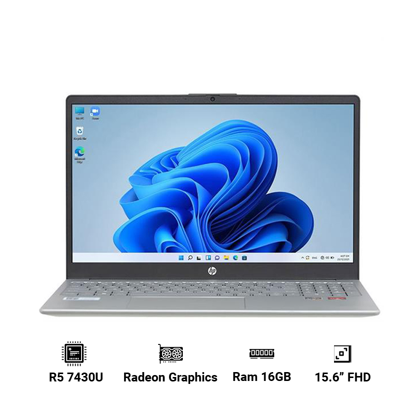 Laptop HP 15 fc0085AU-A6VV8PA ( AMD Ryzen 5 7430U | 16GB | 512GB | Radeon Graphics | 15.6″ FHD | Win 11 | Bạc )