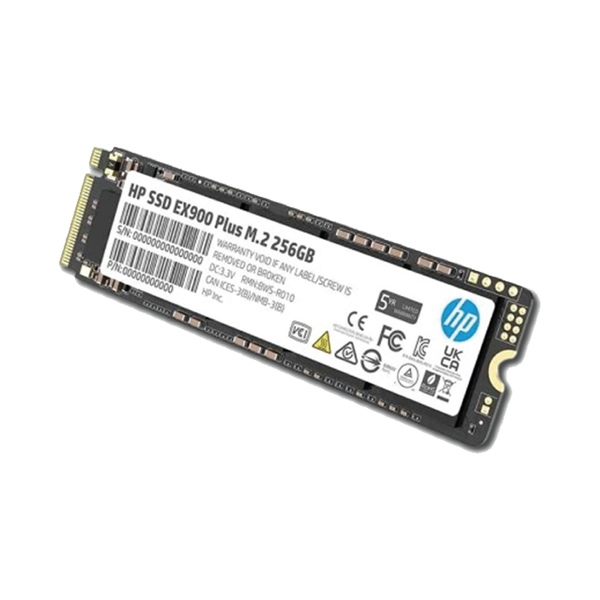 Ổ cứng SSD HP EX900 Plus 256GB M.2 NVMe (Đọc 2000 MB/s, Ghi 1300 MB/s)