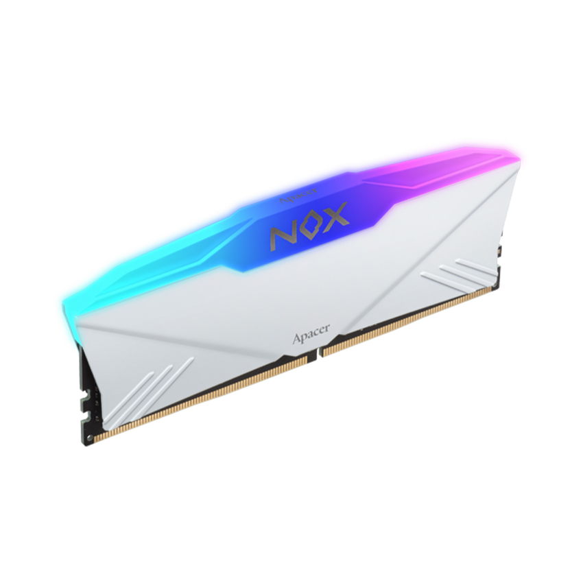 RAM APACER NOX LED RGB 8GB DDR4 3200MHz (White) - Ảnh 2