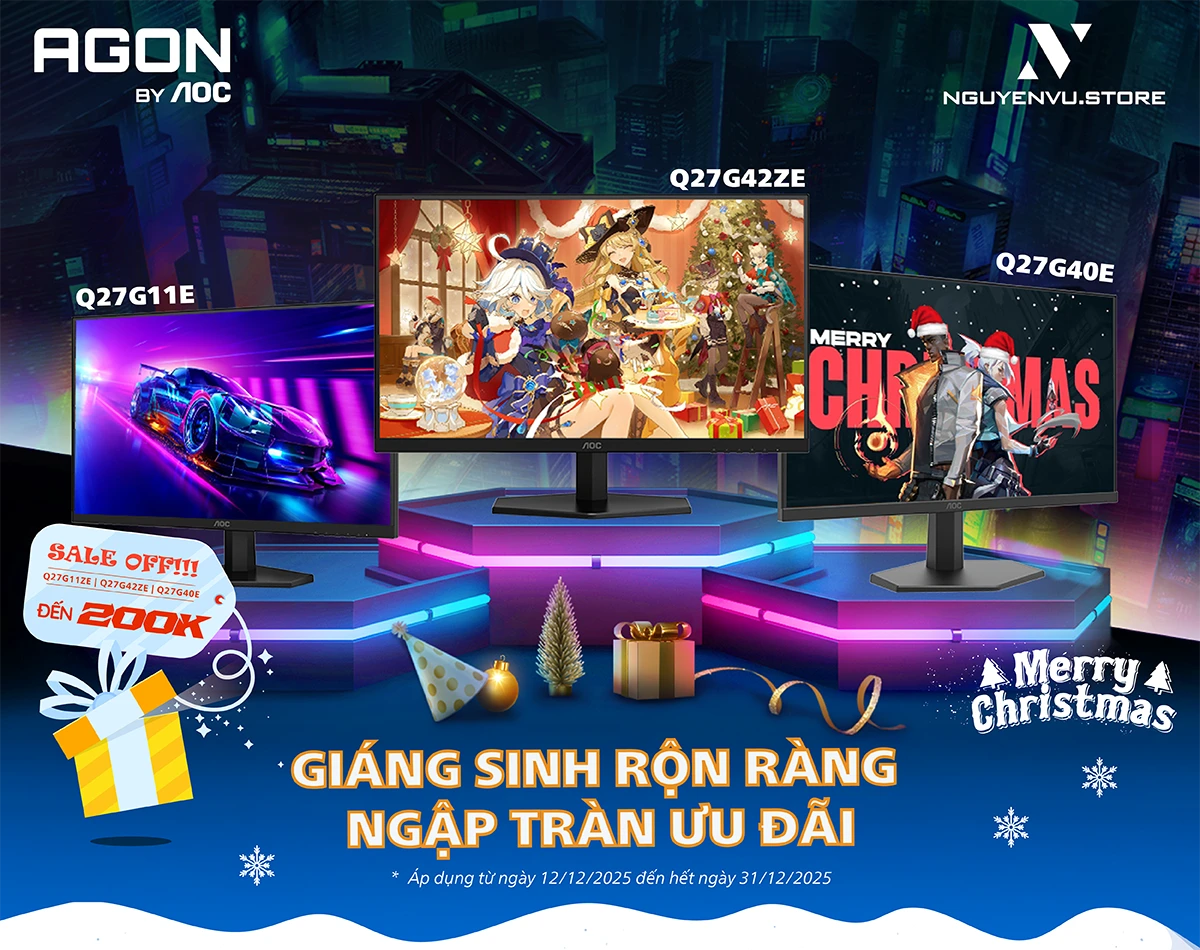 Màn Hình Gaming AOC Ưu Đãi Đến 200.000Đ | Nguyễn Vũ Store