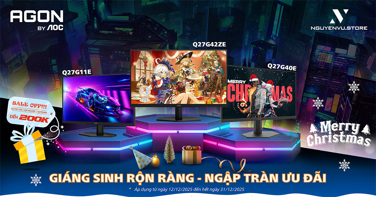 Màn Hình Gaming AOC Ưu Đãi Đến 200.000Đ | Nguyễn Vũ Store