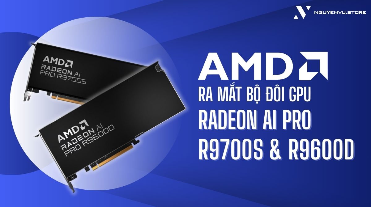 AMD Ra Mắt Bộ Đôi Radeon AI Pro R9700S Và R9600D Cho Máy Trạm AI
