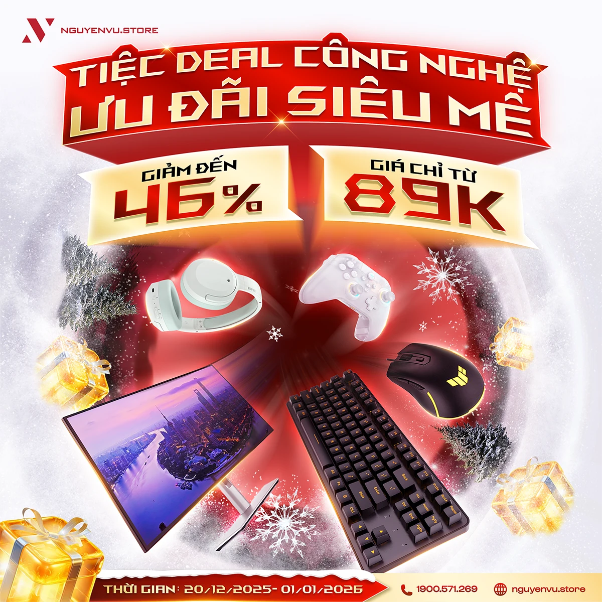 Tiệc Deal Công Nghệ: Ưu Đãi Đến 46% | Nguyễn Vũ Store