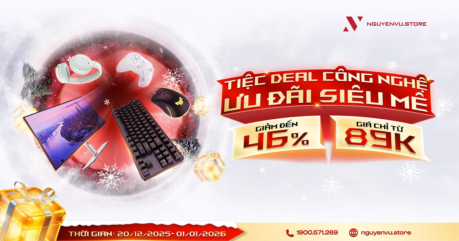 Tiệc Deal Công Nghệ: Ưu Đãi Đến 46% | Nguyễn Vũ Store