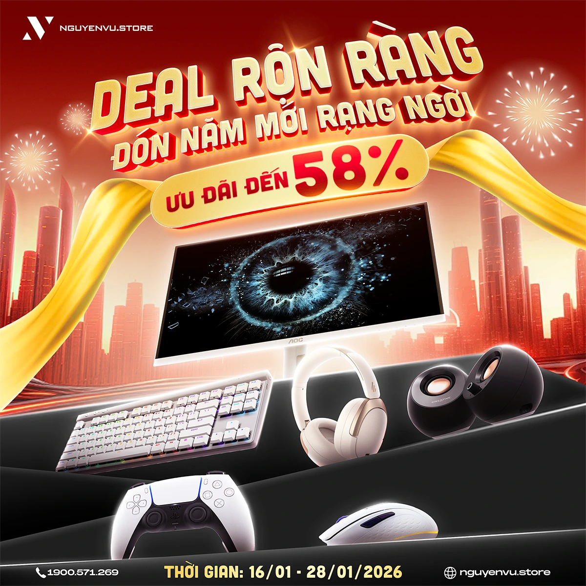 Màn Hình Gaming Gear Ưu Đãi Lên Đến 58% | Nguyễn Vũ Store