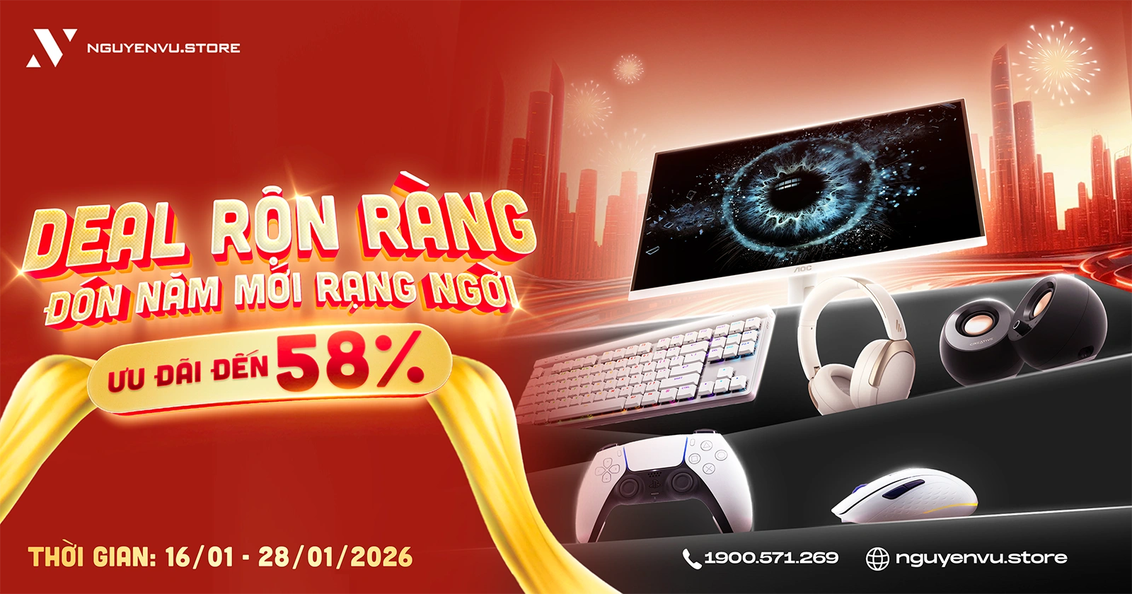 Màn Hình Gaming Gear Ưu Đãi Lên Đến 58% | Nguyễn Vũ Store