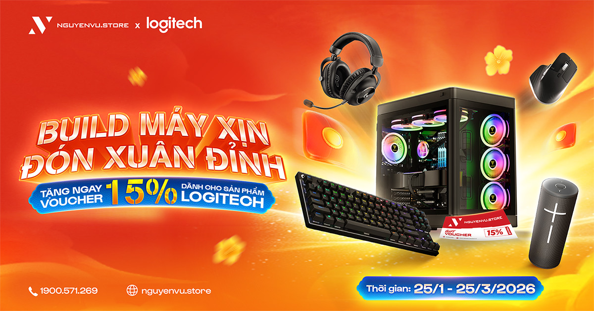 Nguyễn Vũ x Logitech | Build Máy Xịn - Đón Xuân Đỉnh