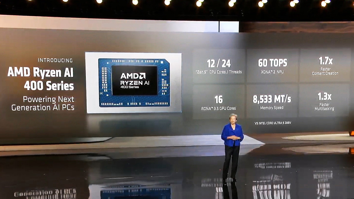 Ryzen AI 400 Series: Con át chủ bài của AMD trong cuộc đua laptop AI