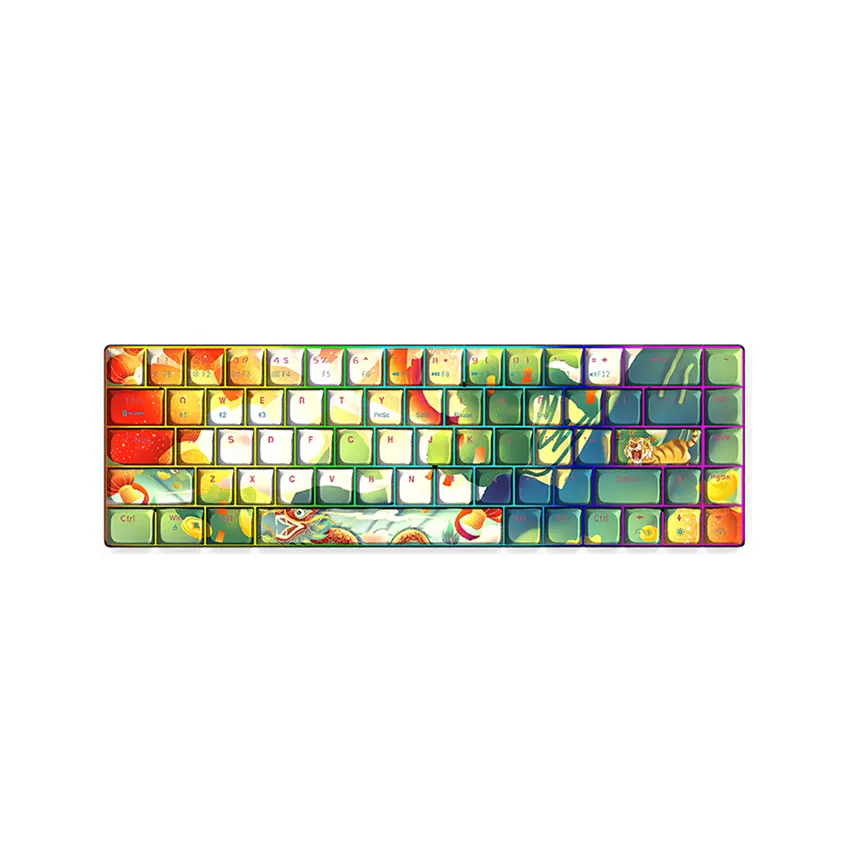 Bàn phím cơ Newmen GM680 Jungle Dual Mode - Ngọa Hổ Tàng Long - Special Edition
