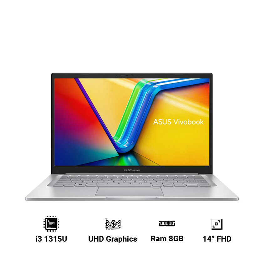 Laptop ASUS VivoBook 14 X1404VA-EB509W (i3-1315U | 8GB | 512GB | Intel UHD Graphics | 14' FHD | Win 11)
