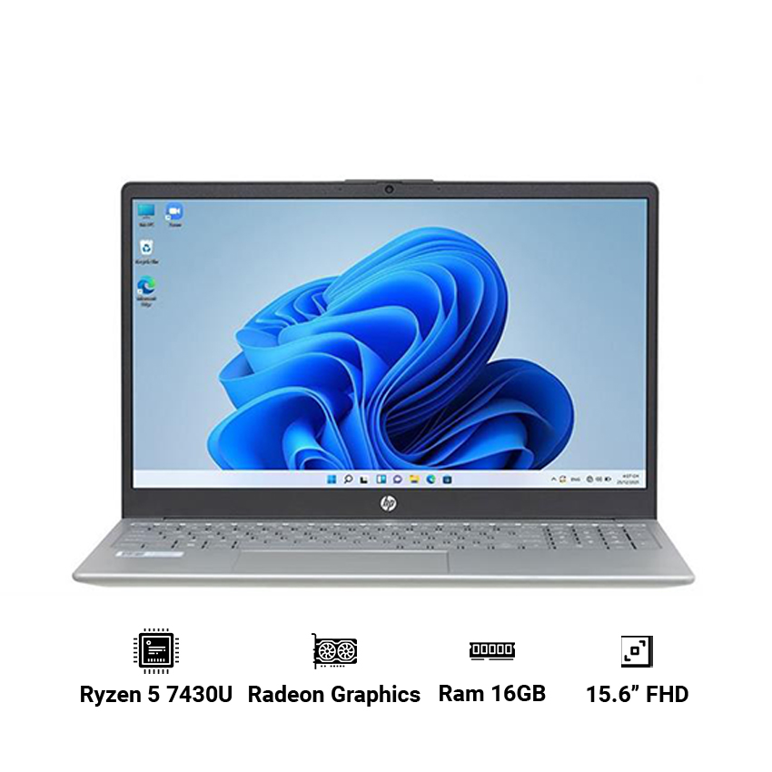 Laptop HP 15-fc0655AU (Ryzen 5 7430U | 16GB | 512GB | Radeon Graphics | 15.6" FHD | Win 11)