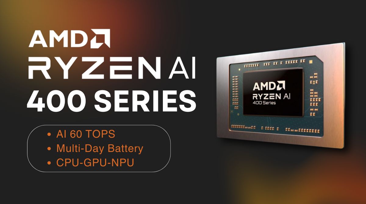 Ryzen AI 400 Series: Con át chủ bài của AMD trong cuộc đua laptop AI