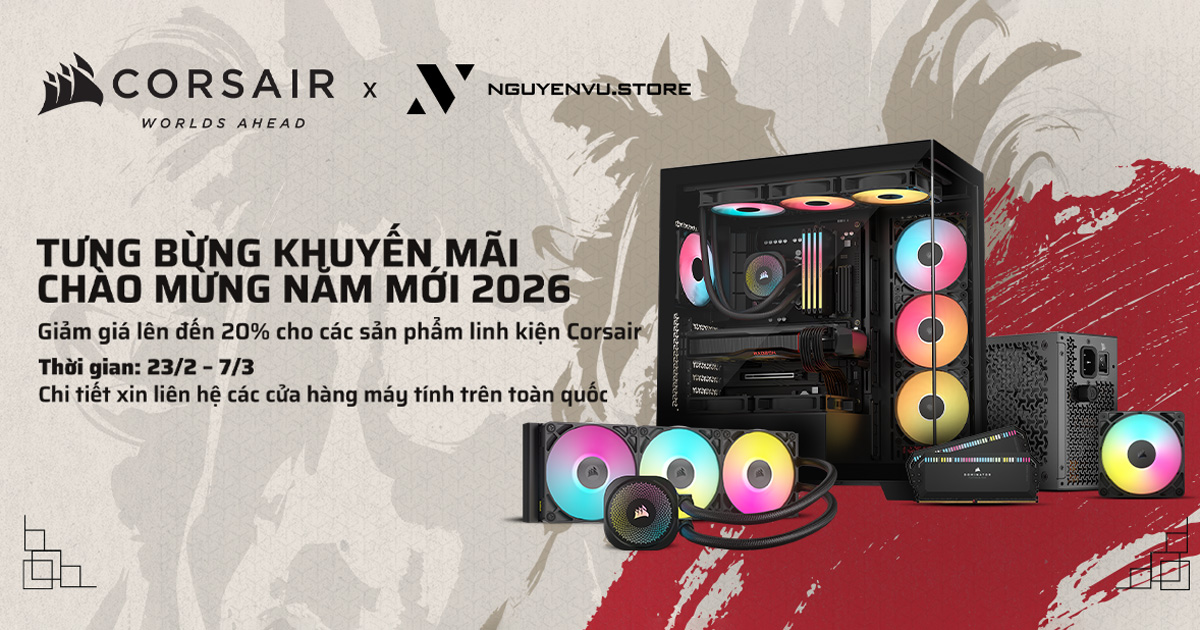 Lucky Year, Lucky Gear: Corsair | Elgato ưu đãi lên đến 20%