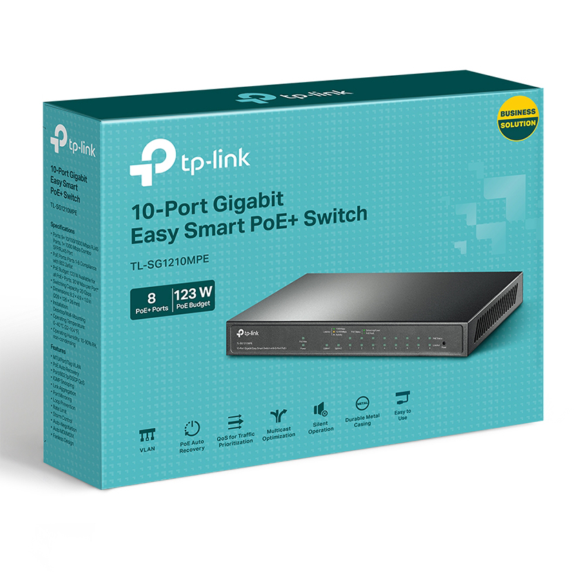 Switch PoE Gigabit TP-Link TL-SG1210MPE - Ảnh 4