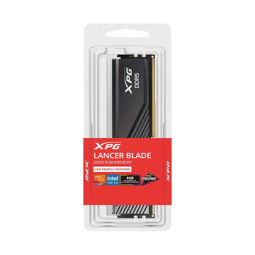 Ram Adata XPG Lancer Blade RGB 16GB (16GBx1) 5600Mhz DDR5 Black (AX5U5600C4616G-SLABRBK) - Ảnh 4