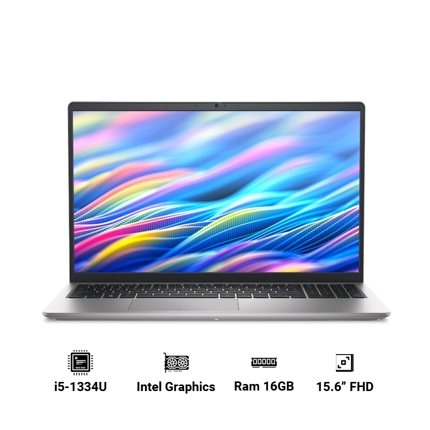 Laptop Dell 15 DC15250-i5U165W11SLU-5 (Core i5-1334U | 16GB DDR4 | SSD 1TB | Intel UHD Graphics | 15.6 inch FHD | Win 11 Home) (DC15250-i7U161W11SLU)
