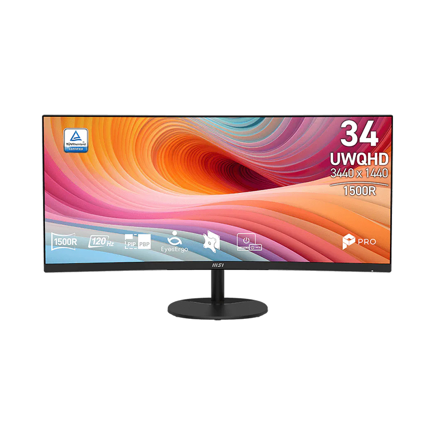 Màn hình Cong MSI PRO MP341CQ E12 34 inch UWQHD VA 120Hz 1ms