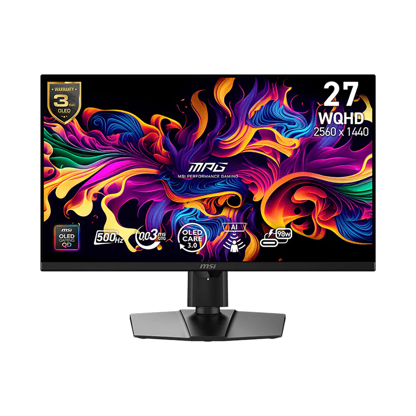 Màn Hình Gaming MSI MPG 271QR QD-OLED X50 27 inch WQHD 500Hz 0.03ms