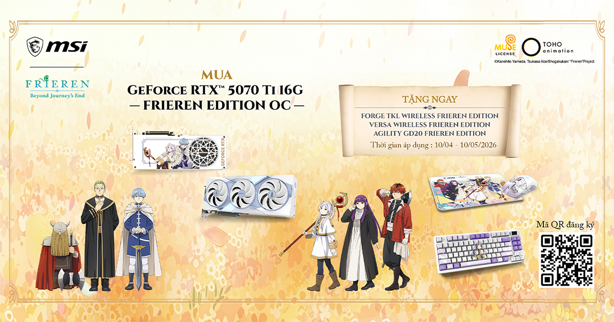 Khuyến Mãi MSI | Frieren Edition: Mua 1 Nhận 4 | Nguyễn Vũ Store