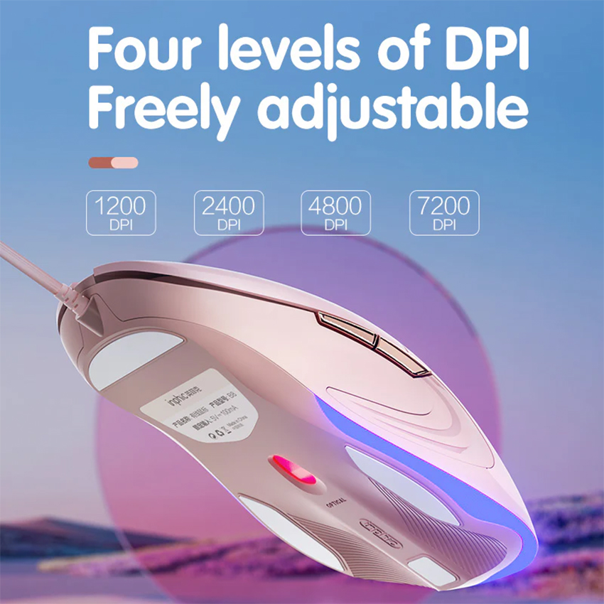Chuột có dây INPHIC B8 - Ảnh 6