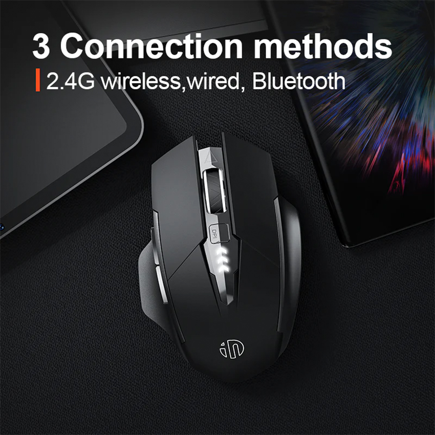 Inphic Alua Chuột Gaming INPHIC A1 Wireless Black | Giá Tốt Tháng 7