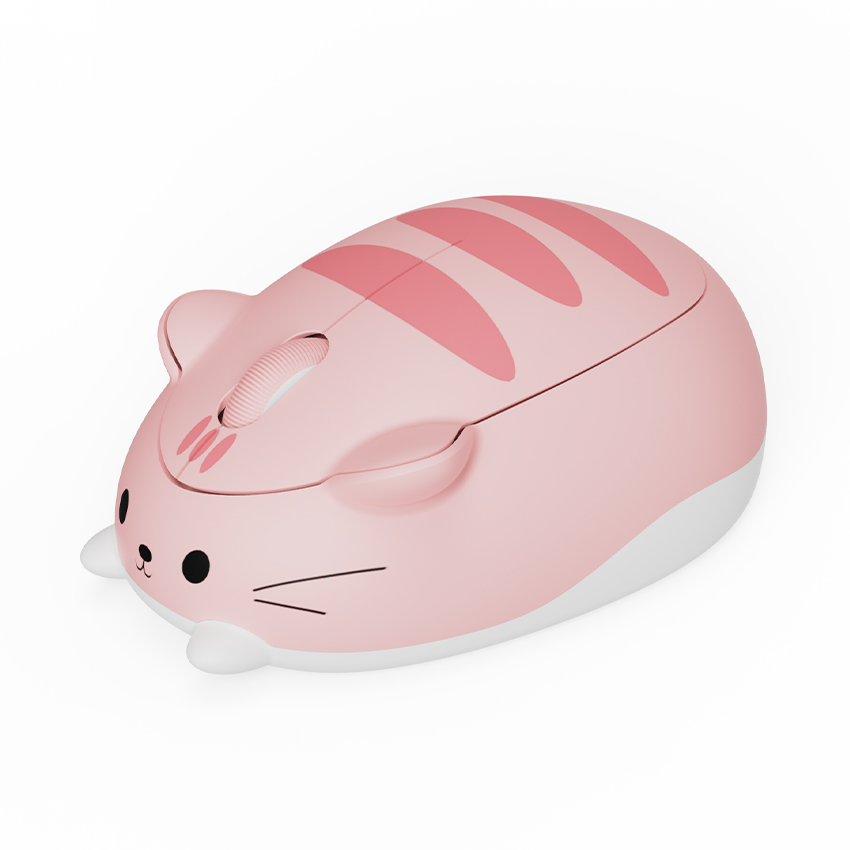 Chuột không dây Akko Cat Theme Mouse - Pink ANGIE - Ảnh 4