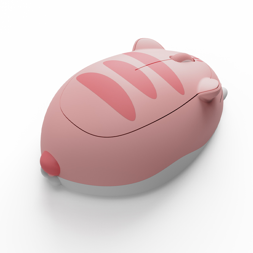 Chuột không dây Akko Cat Theme Mouse - Pink ANGIE - Ảnh 3