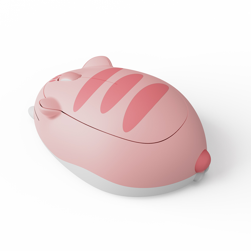 Chuột không dây Akko Cat Theme Mouse - Pink ANGIE - Ảnh 6