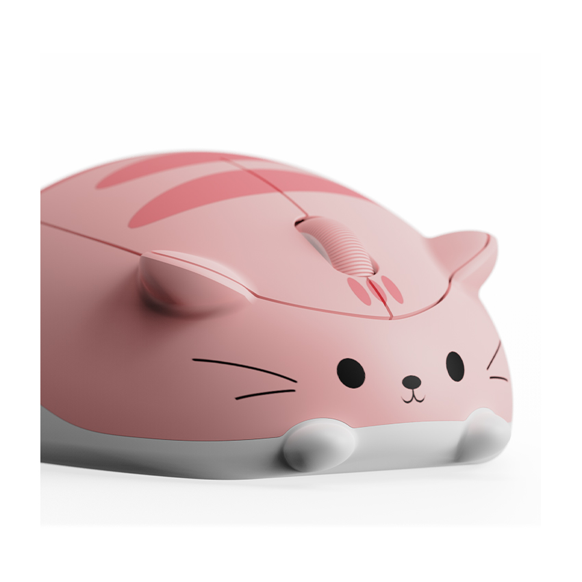 Chuột không dây Akko Cat Theme Mouse - Pink ANGIE - Ảnh 5