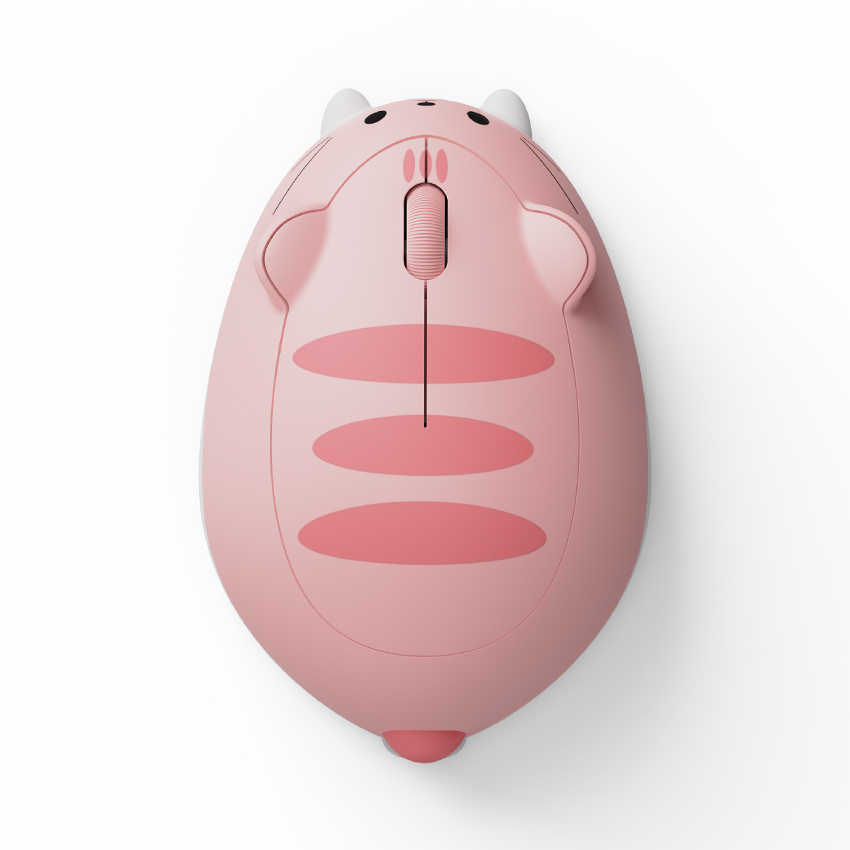 Chuột không dây Akko Cat Theme Mouse- Pink ANGIE