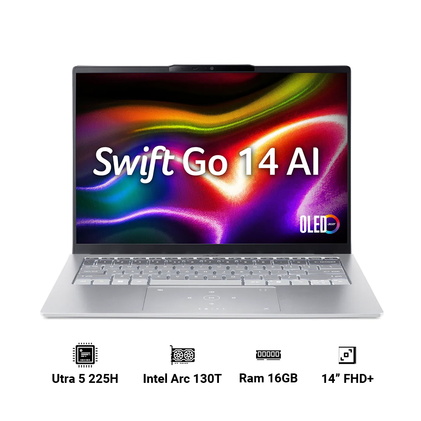 Laptop Acer Swift Go 14 AI SFG14-74-58FJ | Chính Hãng