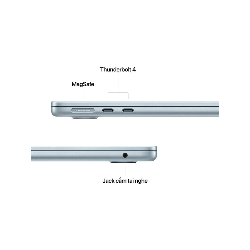 Laptop MacBook Air M5 13 inch Xanh da trời nhạt