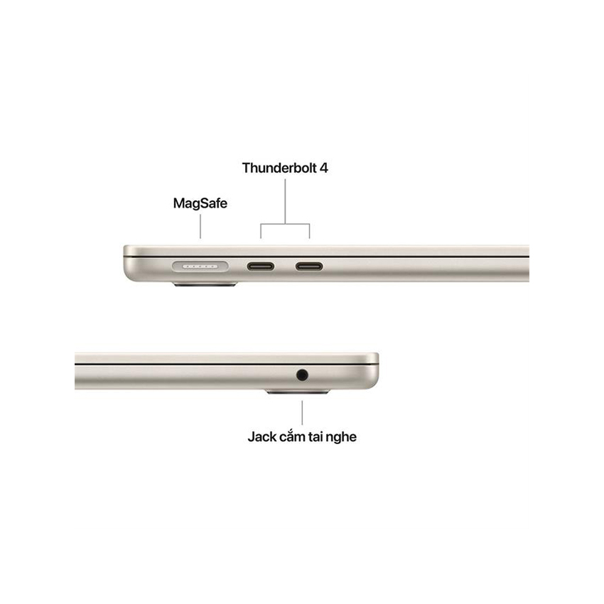Laptop MacBook Air M5 13 inch vàng