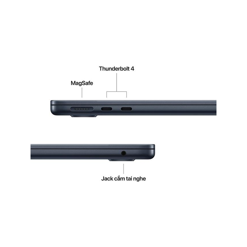 Laptop MacBook Air M5 13 inch xanh đen
