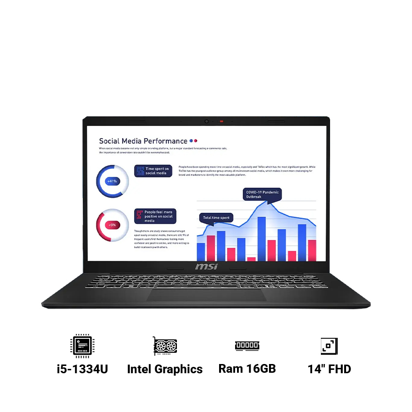 Laptop MSI Commercial 14 B13MG-651XVNCP