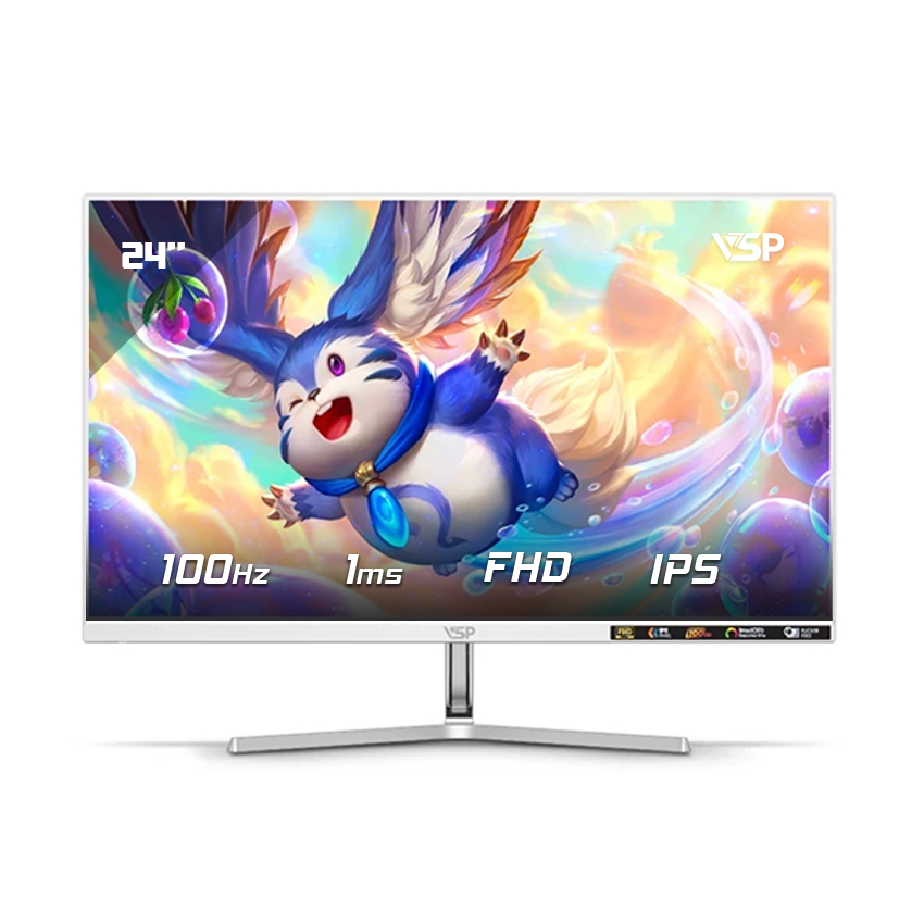 Màn hình VSP IP2407SG White 23.8 inch FullHD IPS 100Hz 1ms