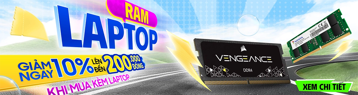 RAM laptop giảm ngay 10% khi mua kèm laptop | Nguyễn Vũ Store