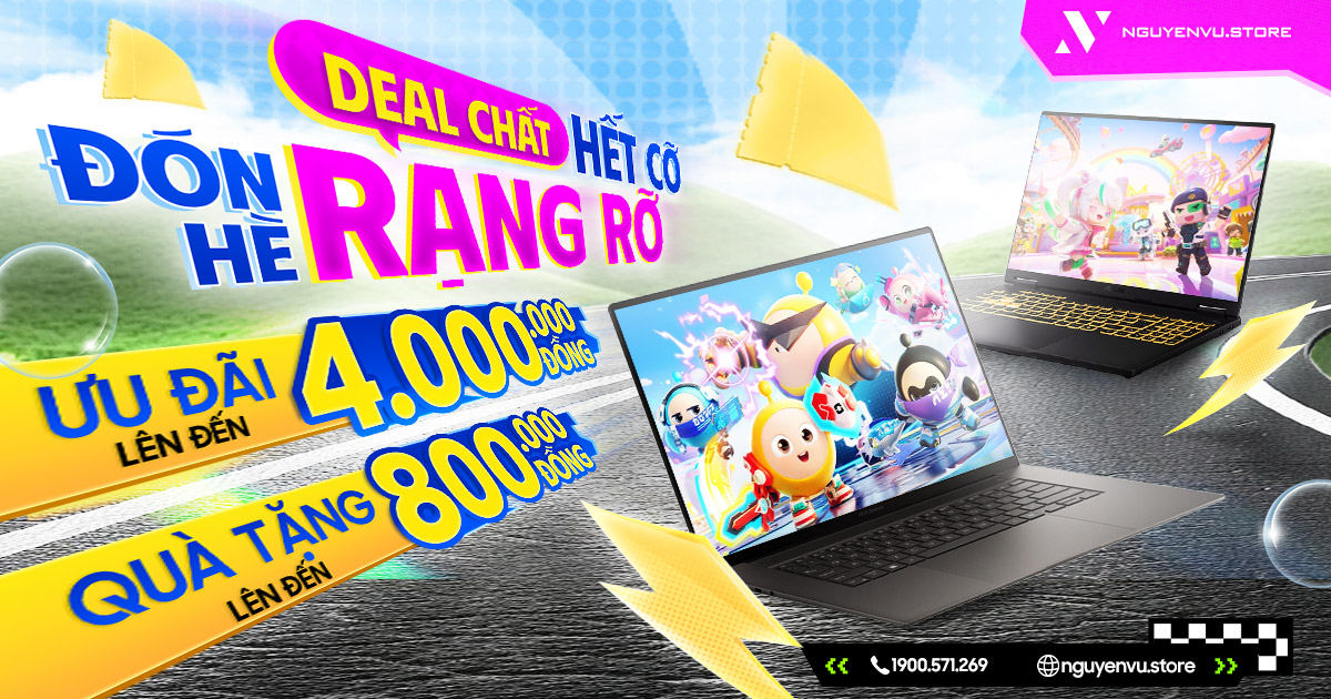 Laptop Ưu Đãi Đến 4000K, Quà Tặng Đến 800K | Nguyễn Vũ Store