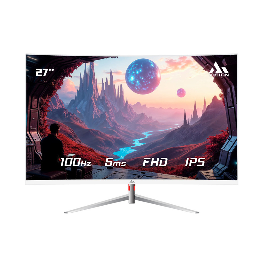 Màn hình cong Aivision A272FC 27" FHD VA 100Hz 5ms White