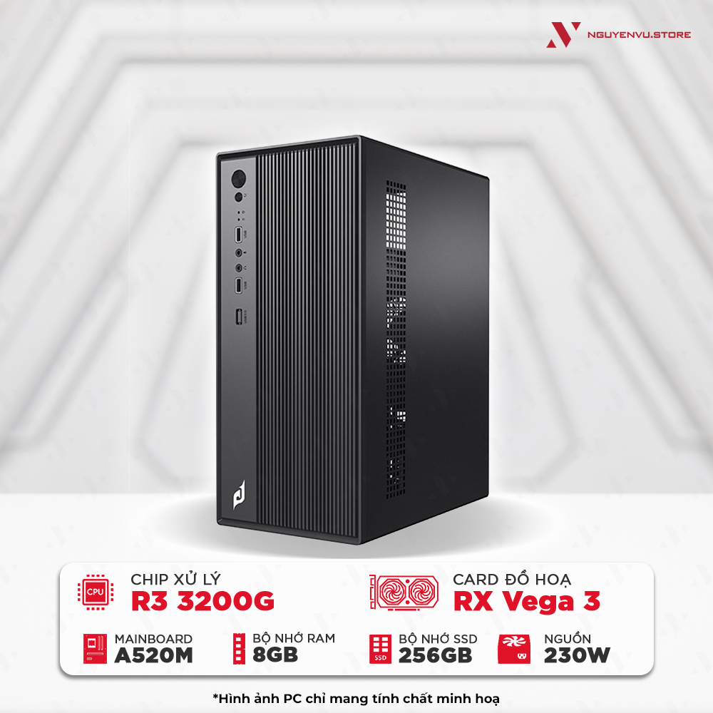 Máy tính Văn Phòng NVS AMD Ryzen 3 3200