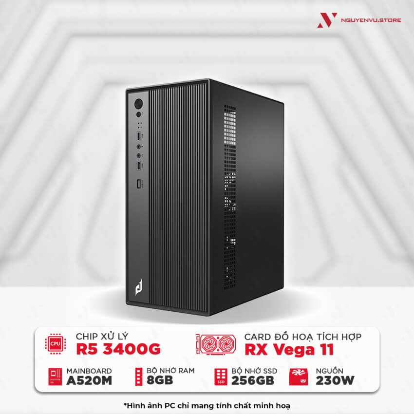 Máy tính văn phòng NVS Ryzen 5 3400G