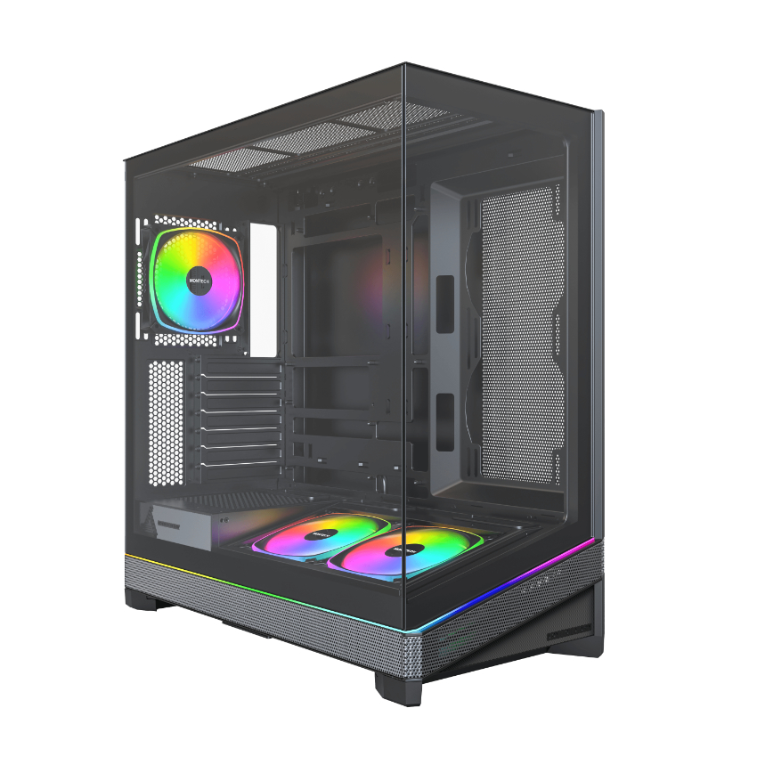 Vỏ Case Montech SKY 3 ARGB CASKYTHREEBLMT (Mid-Tower, Black)