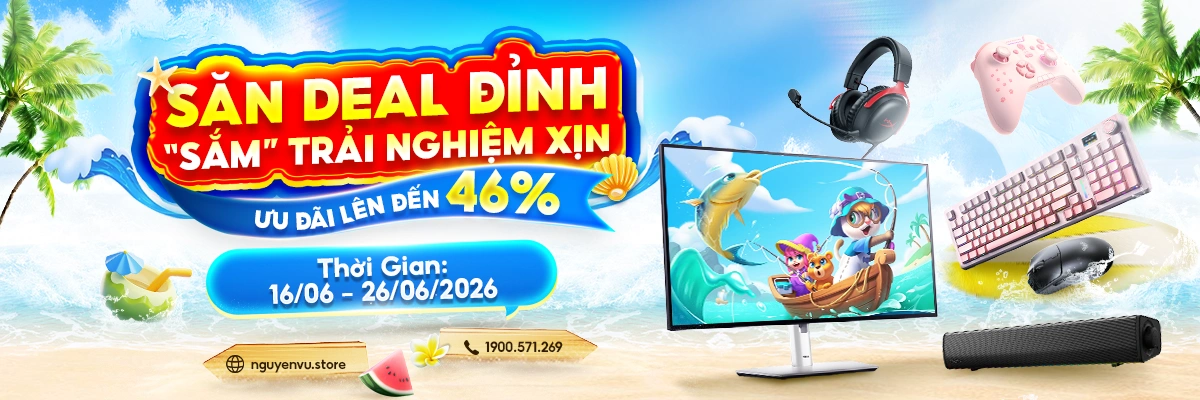 FlashSale: Màn hình, gaming gear ưu đãi lên đến 46% | Nguyễn Vũ Store