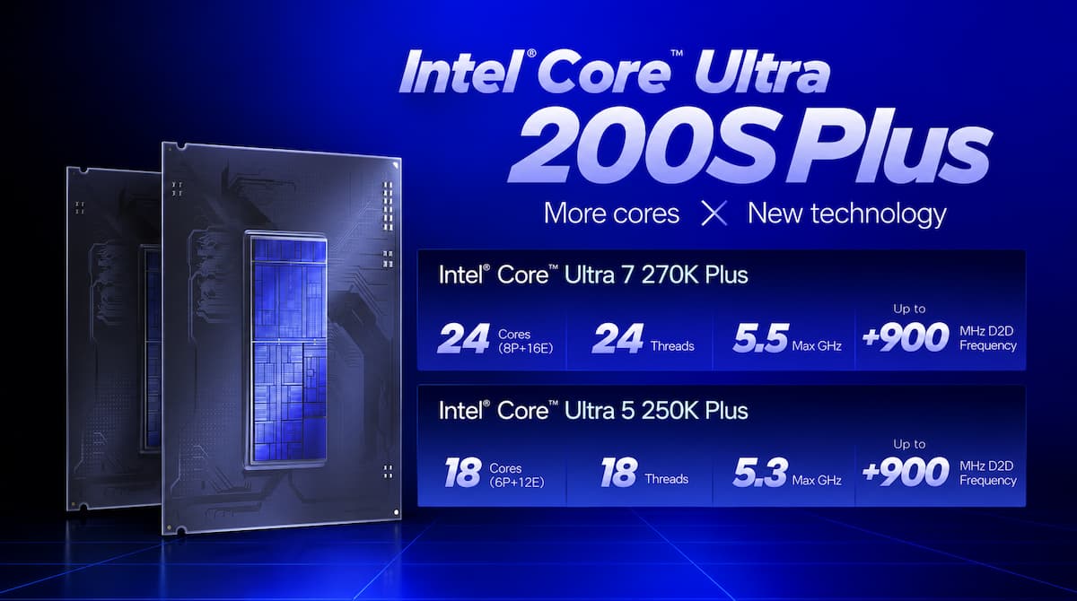 Intel Core Ultra 200S Plus: CPU Intel mới Arrow Lake-Refresh