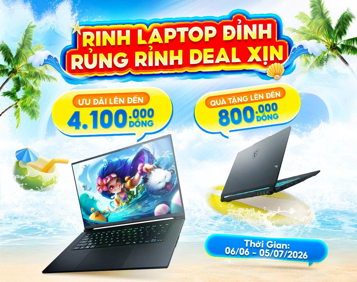 Laptop Ưu Đãi Đến 4.100K, Quà Tặng Đến 800K | Nguyễn Vũ Store